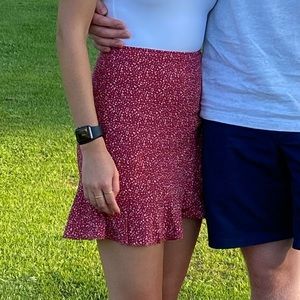 Abercrombie & Fitch Floral Mini Skirt